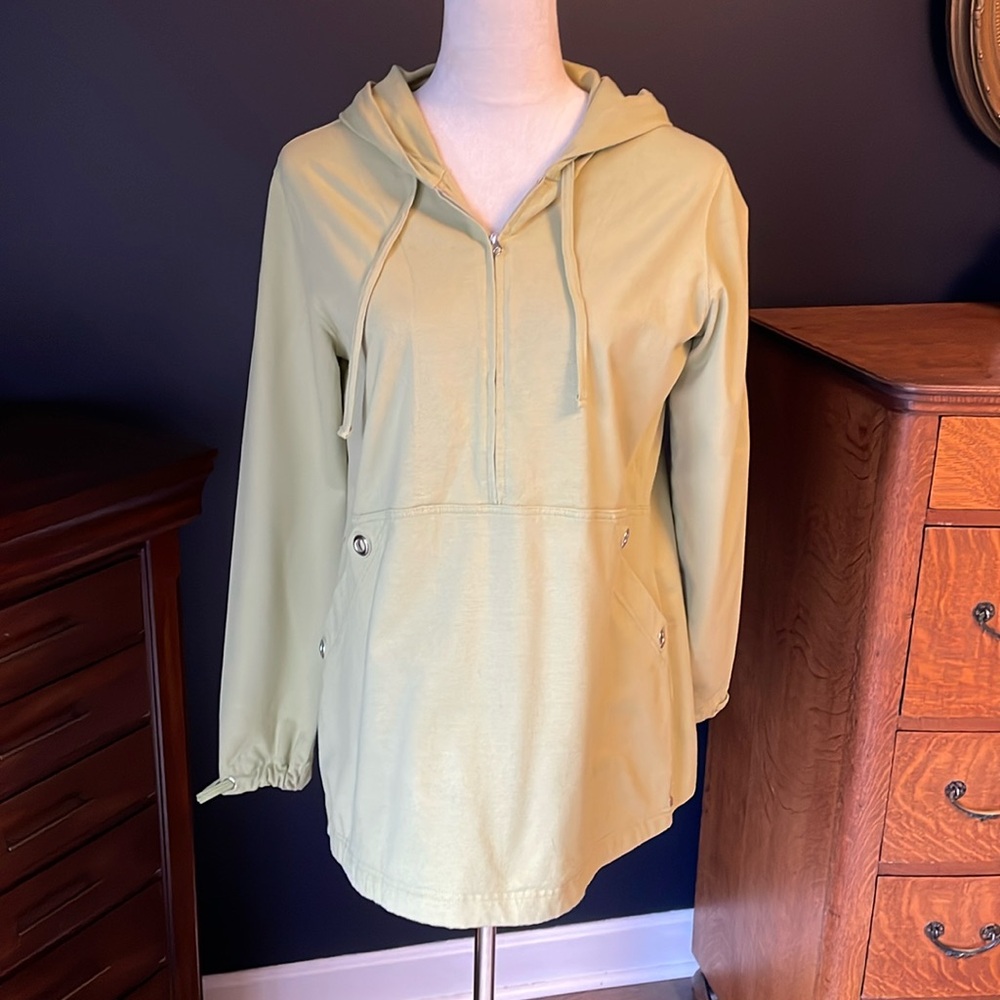 Neon Buddha Light Green Pull Over‎ Hoodie Size Medium